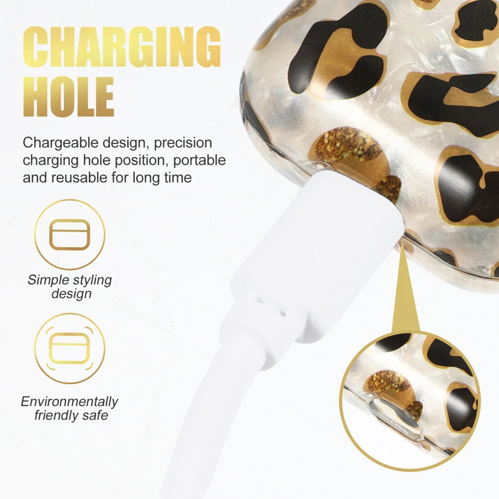 

1 Pc Earphone Cover Unique Protective Sleeve Compatible for AirPods1/2 (Leopard)