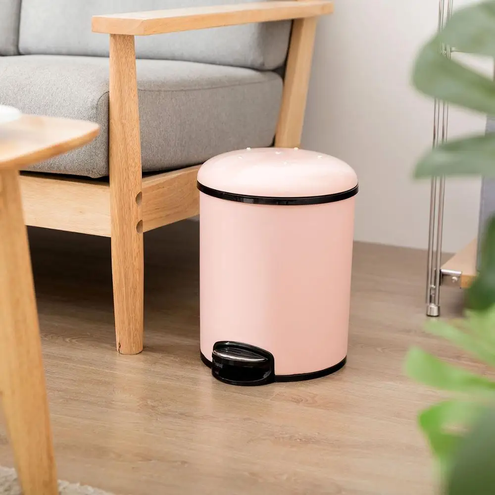 8л большая емкость под мусор двухслойные круглые мусорные ведра педаль домашний