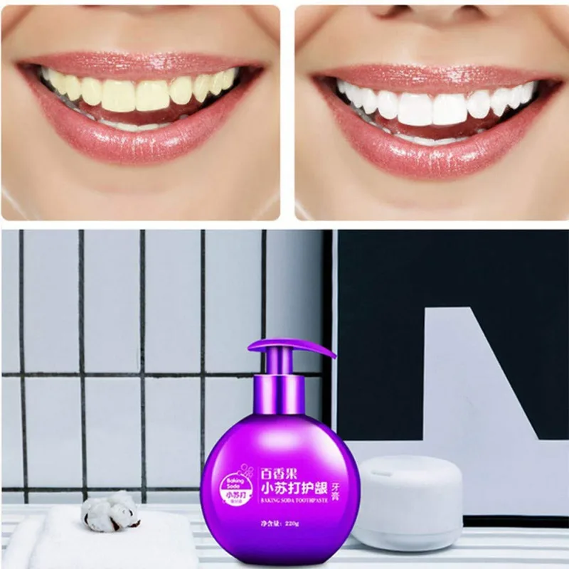 Baken Soda зубная паста 220 г Отбеливание чистка зубов Гигиена полости рта уход за
