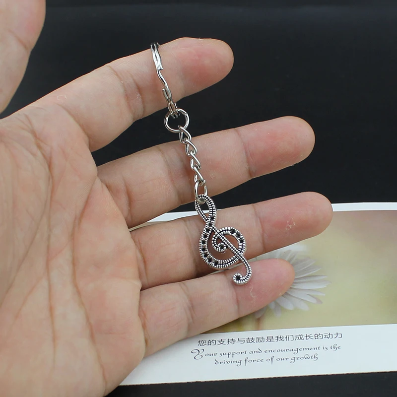 Hapiship Женская/Мужская мода ручной работы винтажные серебряные конские ключи