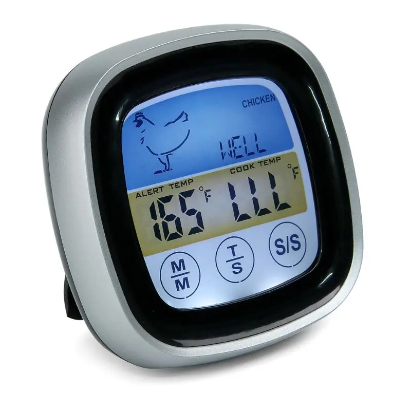

Wireless BBQ Thermometer With Six Probes Food Cooking Timer Oven Meat Grill Thermometer With Free App Control Temperature Meter