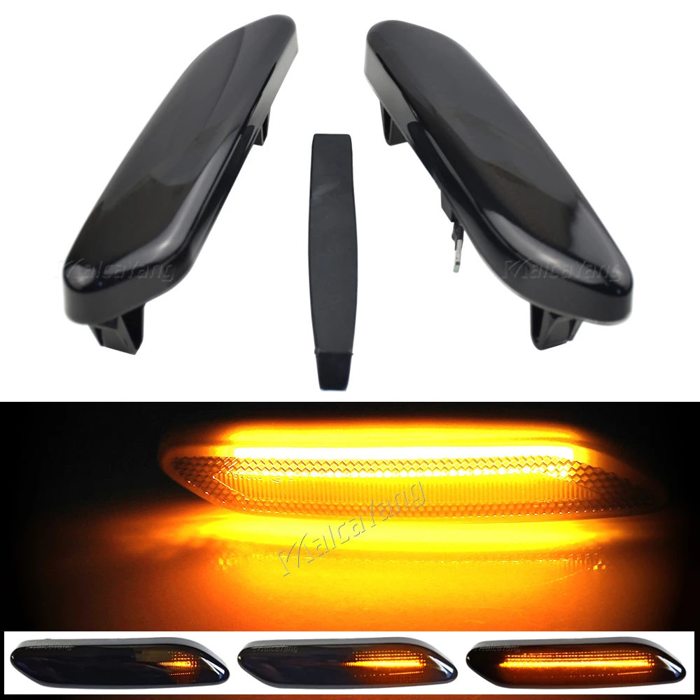 

Dynamic scroll flashing LED Side Marker Indicator Lamp Turn Signal Fender Lights For BMW MINI COOPER R60 R61 COUNTRYMAN PACEMAN