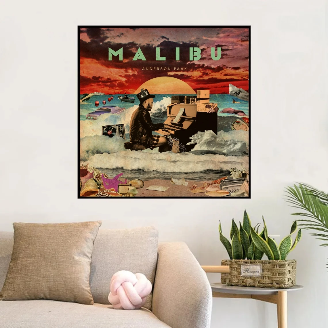Музыкальный альбом Anderson Paak Malibu печать плакатов художественная картина на холсте