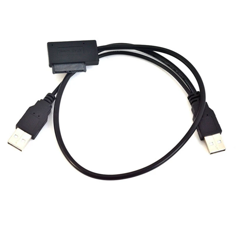 SATA USB 2 0 к 6 + 7Pin кабель-конвертер Внешний Оптический привод адаптер для ноутбука CD