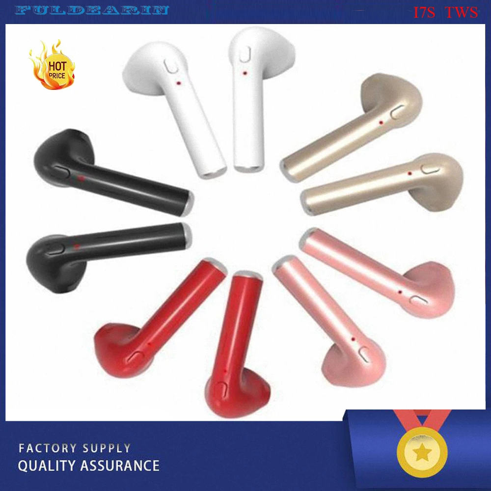 Рождественский подарок i7 TWS бинауральные звонки в ухо Bluetooth наушники