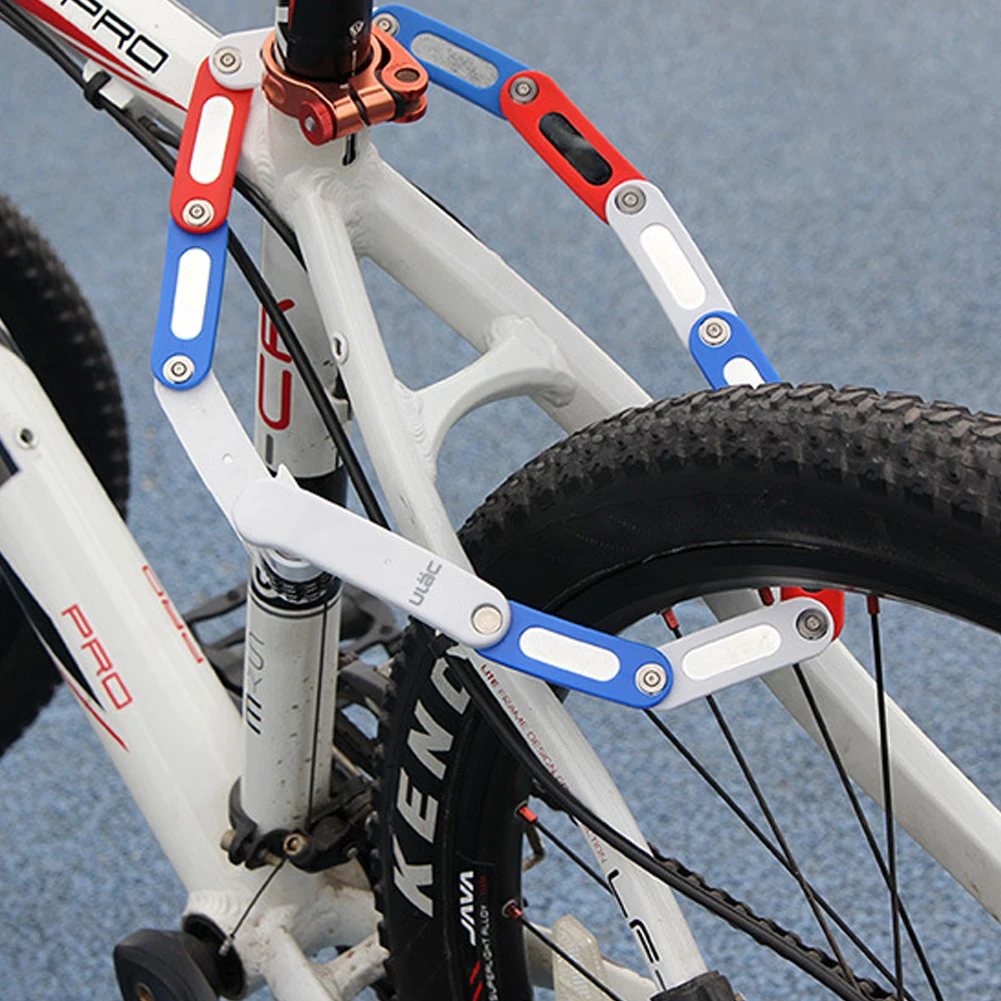 4 Digit Rustproof Folding Bike Lock Metal Security Wireless Cycling Portable Protective Mini Anti Theft Combination Password | Спорт и
