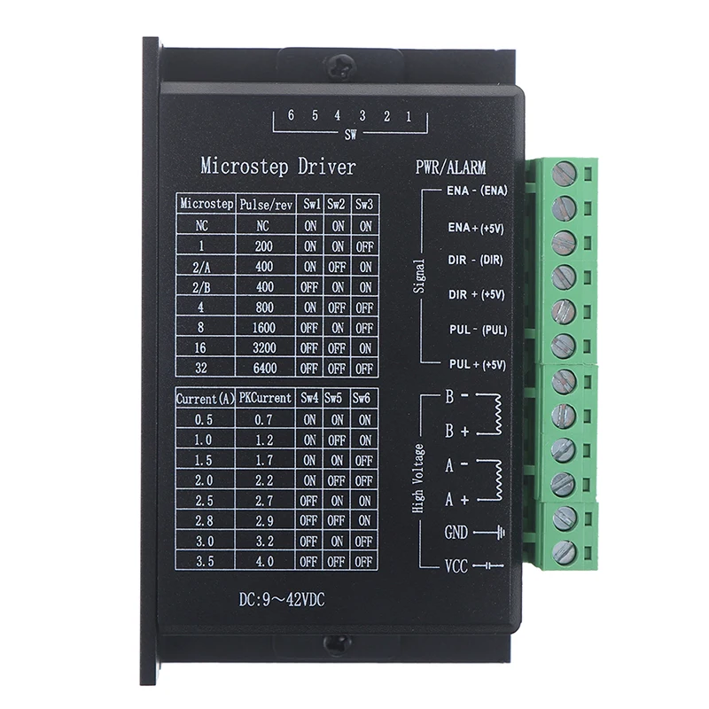 Плата управления двигателем DM556 2-фазный цифровой шаговый двигатель 42/57 Драйвер