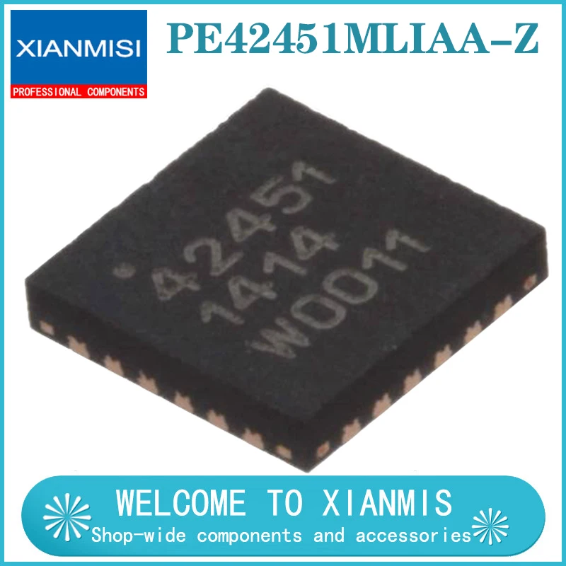 

PE42451MLIAA-Z 【IC RF переключатель SP5T 4GHZ 24QFN 】