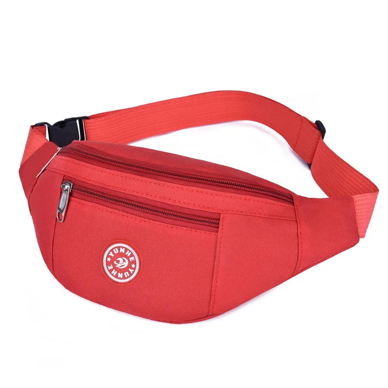 

Chest Nylon Waist Women Belt Men Fanny Pack Fashion Bag Colorful Bum Zipper Travel Purse Phone Pouch Pocket hip bag 2020