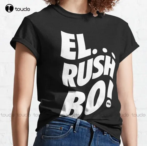 

El Rushbo – Rush Limbaugh (White) Classic T-Shirt Custom Aldult Teen Unisex Digital Printing Tee Shirt Fashion Funny New Xs-5Xl
