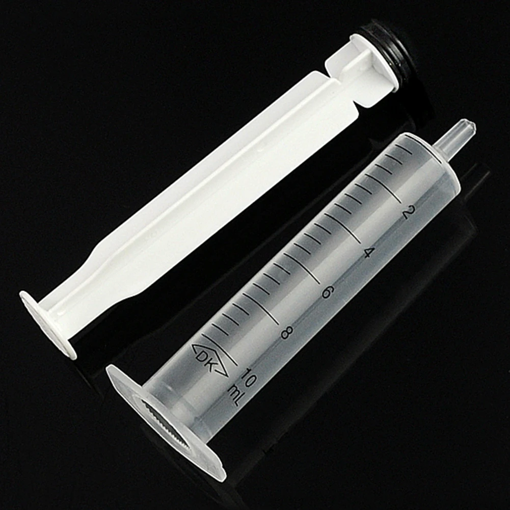 

10Pcs 10mL Plastic Syringe Hydroponics Analyze Measuring Cubs Nutrients Syringe For Injectors Pets Cat Feeders Accessories Tools