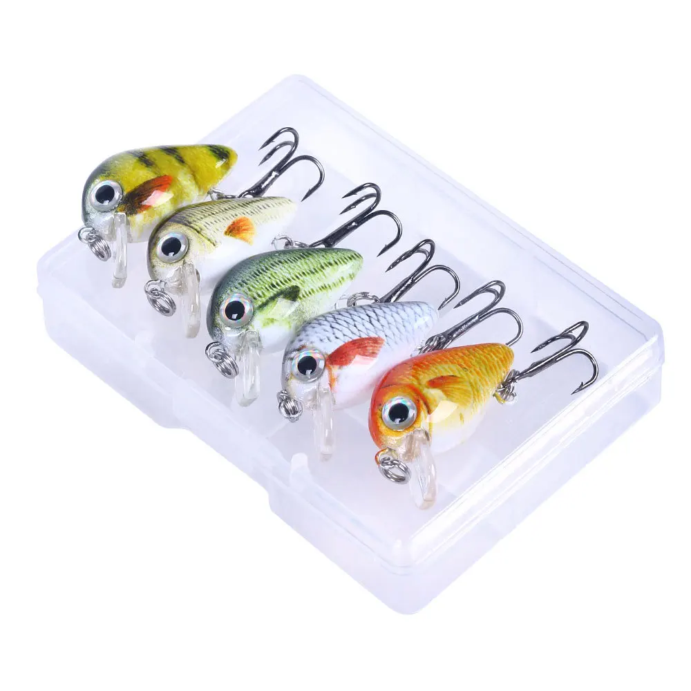 

Best price 5pcs each set assorted colors, minnow crank magnet system hot model crank bait 6cm/6.7g
