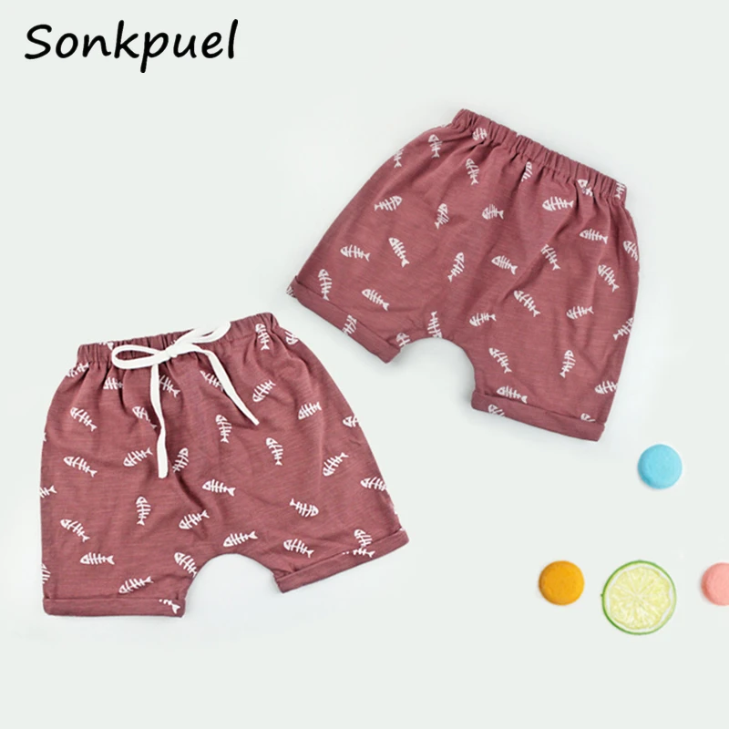 New Baby Boys Shorts Kids Fashion Printing Bloomers Infant Girls Cotton Bread Pants Summer Toddler Boy Short Trousers Bottoms |