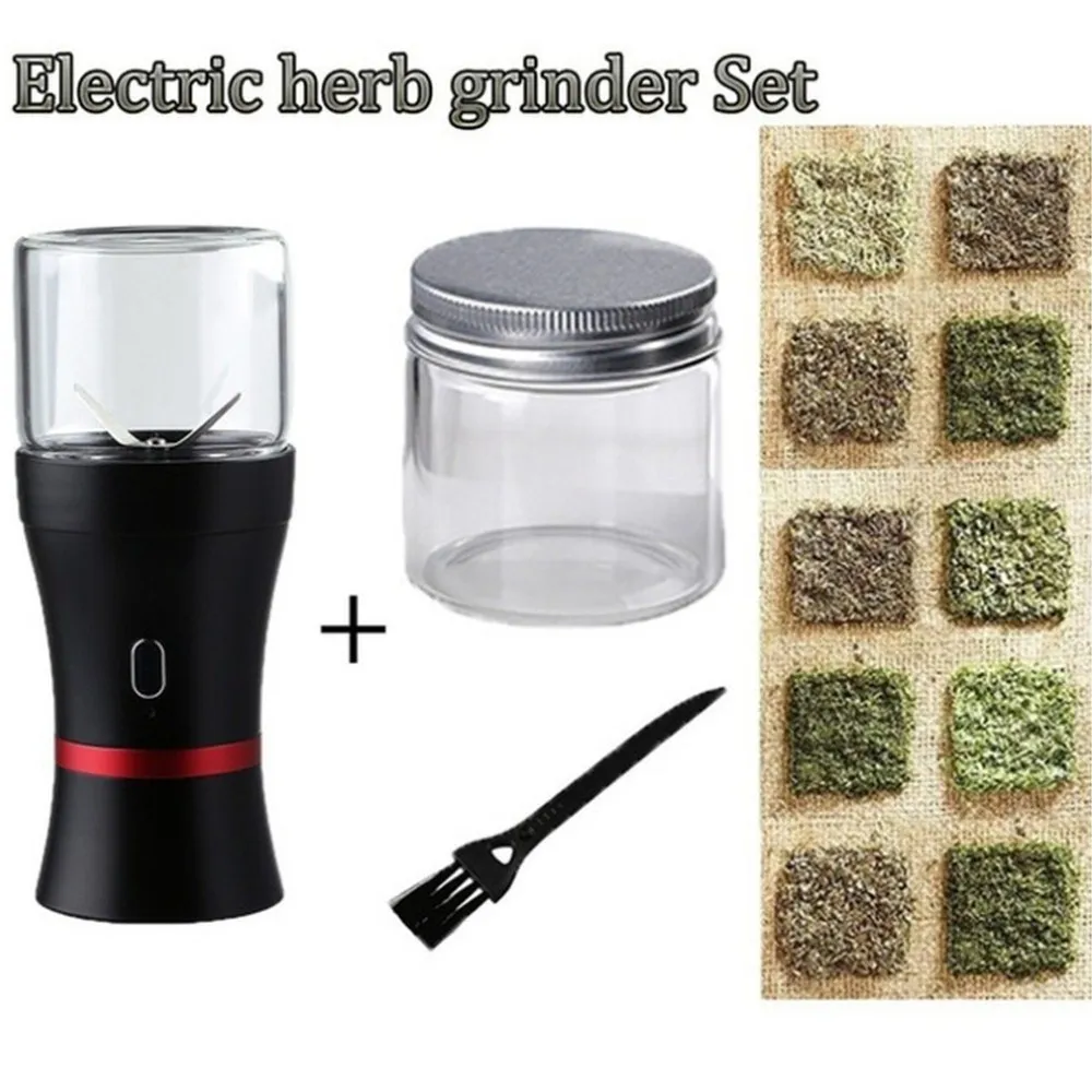 Bestellen Premium Unkraut Mühle Dampf Elektrische Grinder Automatische Batterie Tabak Grusher Mit Kind Lock Schutz Rauch Zubehör