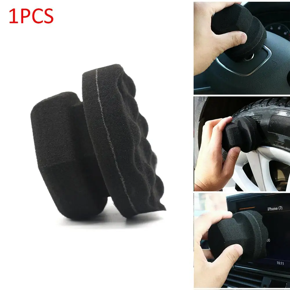 Автомобильный аппликатор с шестигранной рукояткой волновой тип ручная губка для