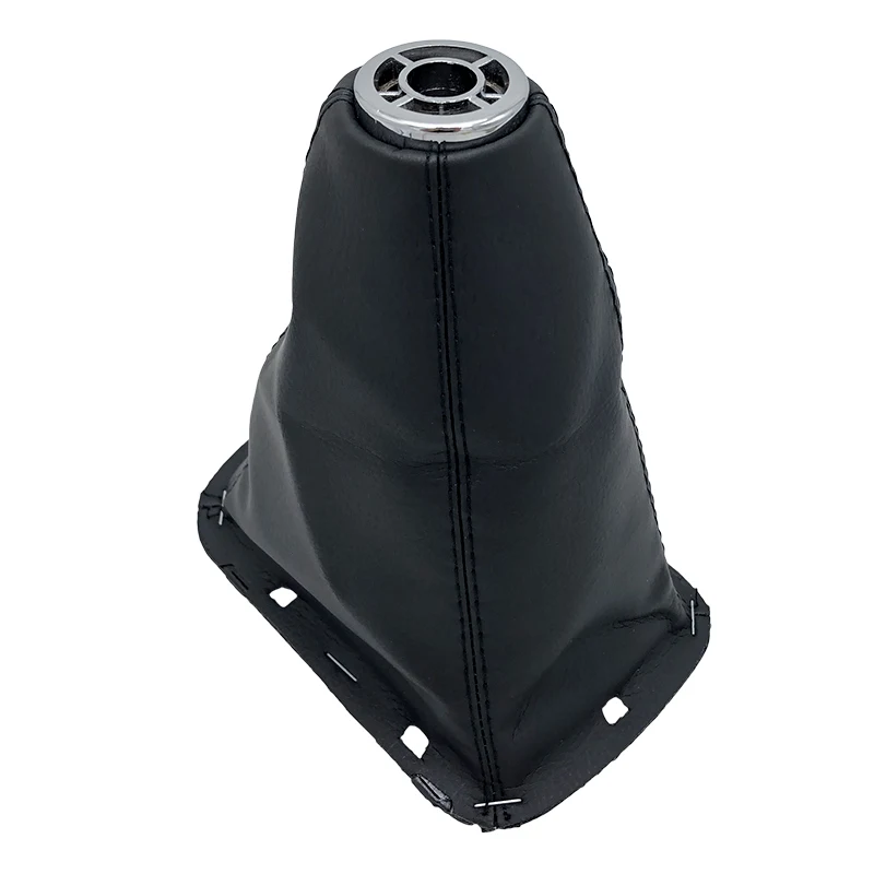 Для TOYOTA AVENSIS T25 MK2 II 2003-2009 черная кожаная ручка переключения передач Gaiter чехол рамка аксессуары для стайлинга автомобилей