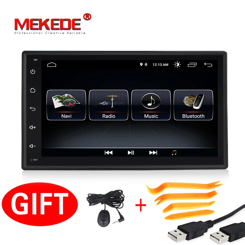 Автомобильный DVD gps android 8,1 плеер 2 din радио универсальный gps навигация Мультимедиа для Nissan Toyota Volkswagen Mazda BYD Kia VW