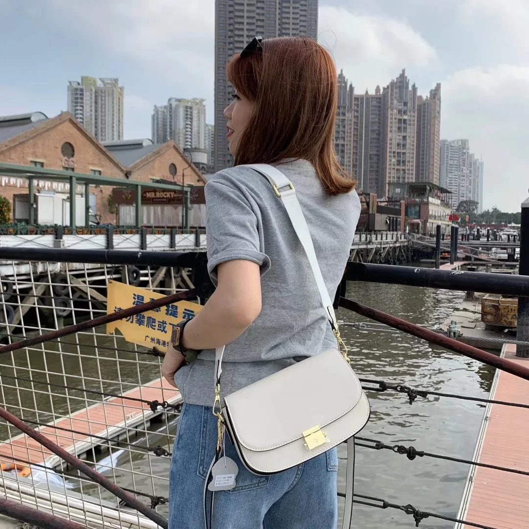 

Fashion Genuine Leather Women Saddile Bag Single Shoulder Bags for Women Crossbody Messenger Bags for Women Bolsa De Mensajero