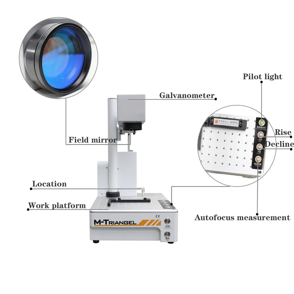 Лазерный ремонтный аппарат M Triangel с ЖК дисплеем интеллектуальный диапазон