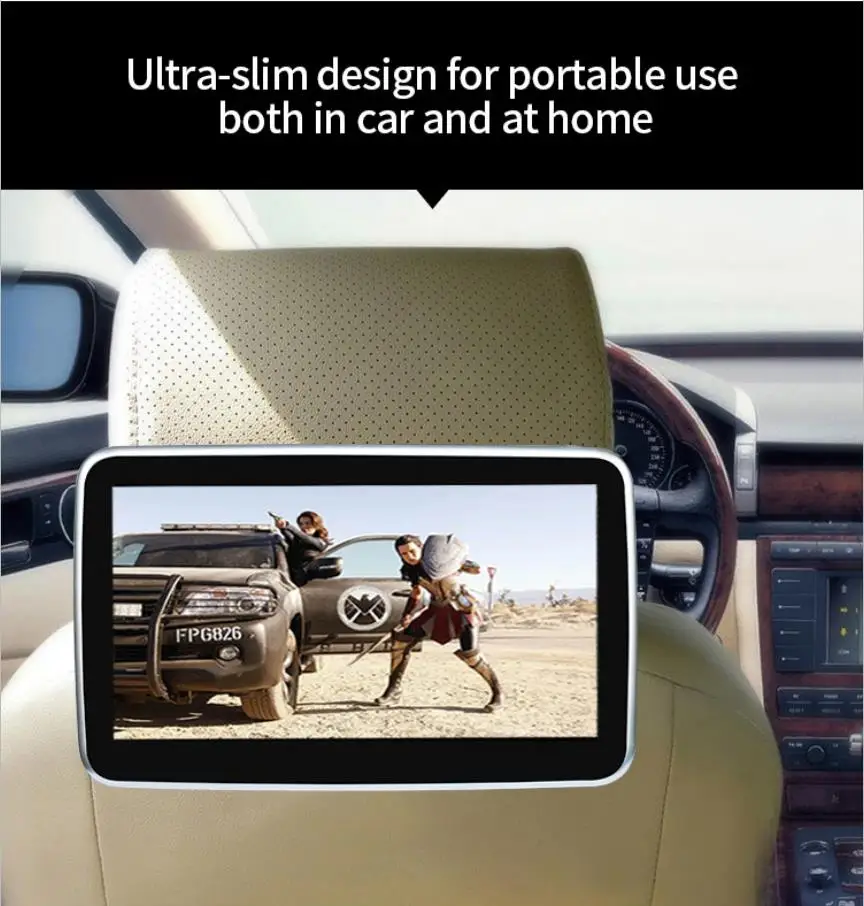 10 1-дюймовый сенсорный экран Android 1 2 ГБ + 16 4K HD 9 0*1920 P IPS WIFI/HDMI/AV/USB/SD/FM/Bluetoot | Автомобили
