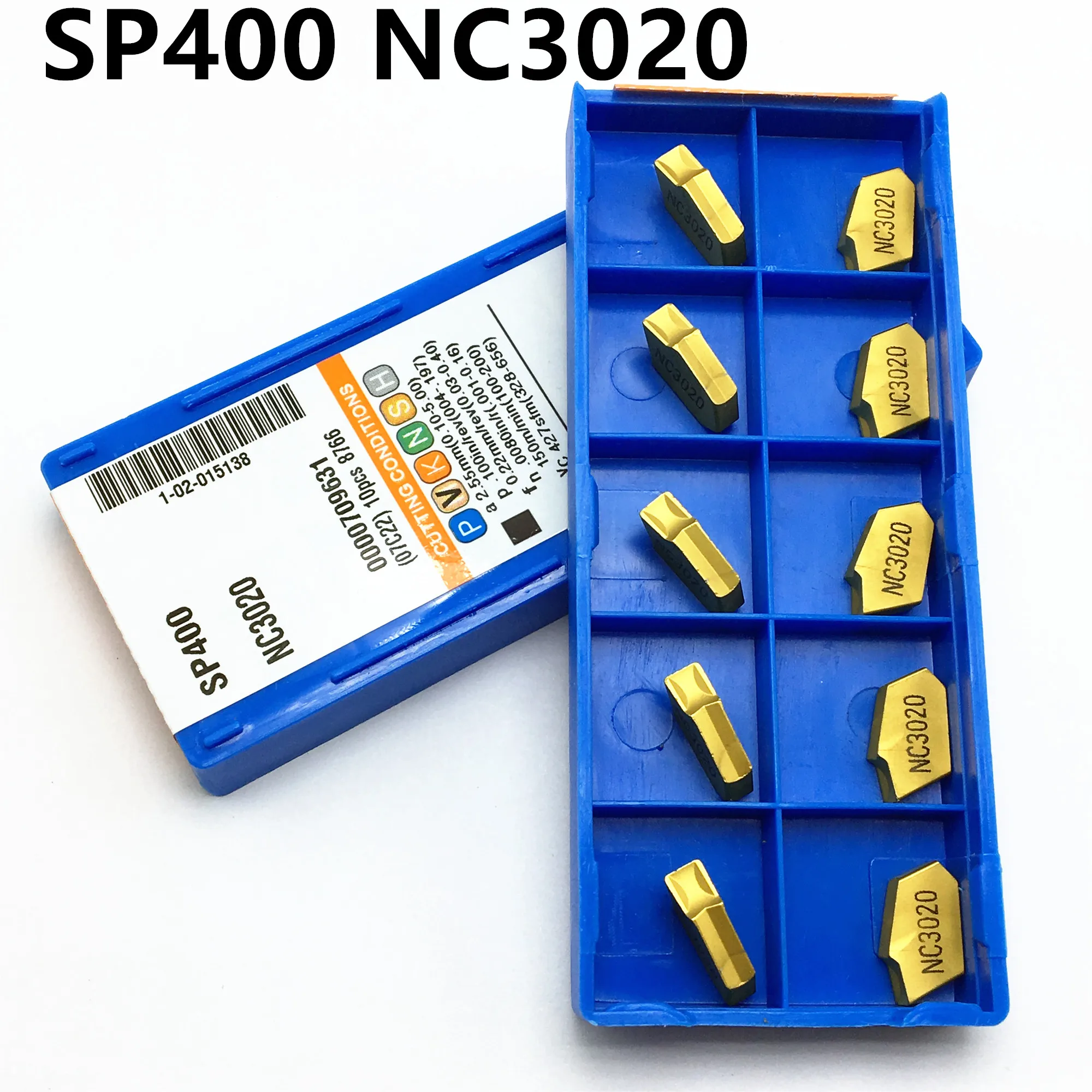 

10PCS SP400 NC3020 Carbide Blade Car Milling Cutter CNC Slotting Slotting Blade Semi-precision Machining SP400