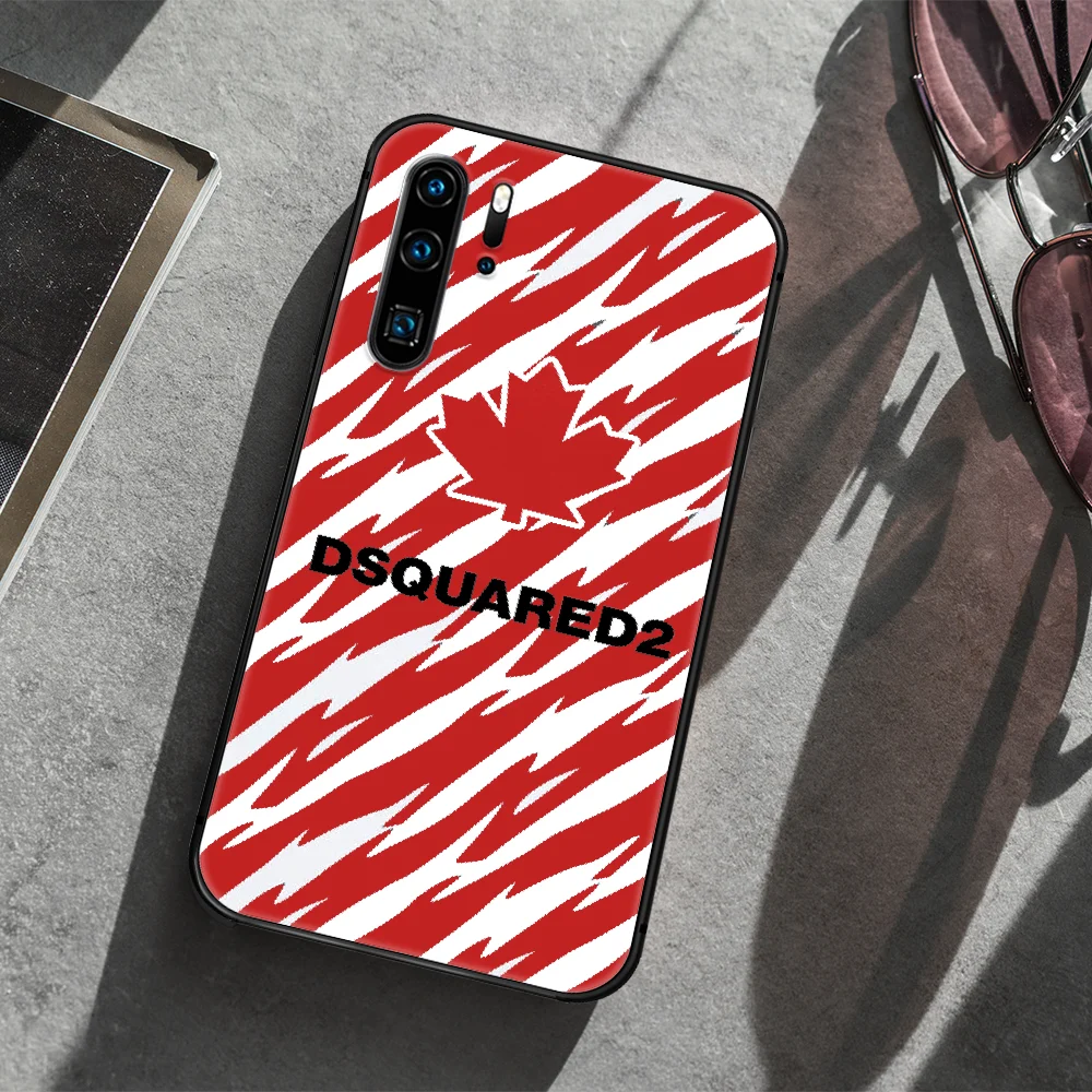 

DSQ2 D2 Fashion Trend brand Phone Case For Huawei P Mate 10 20 30 40 Lite Pro smart Z 2019 nova 5t black Prime Luxury Cell Soft
