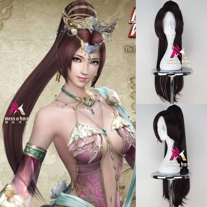 Free Shipping LOL King of glory LOL SNK Diao Chan Game Cosplay Costume/Cosplay Wig party anime hair +wig cap