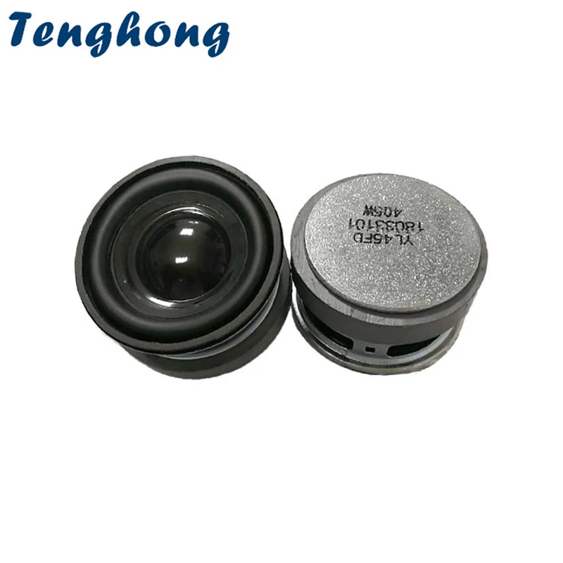 Tenghong 2pcs 4Ohm 5W Full Range Loudspeaker 45MM Mini Speaker 13 Core Bluetooth Neodymium Sound Speakers For Home Theater DIY