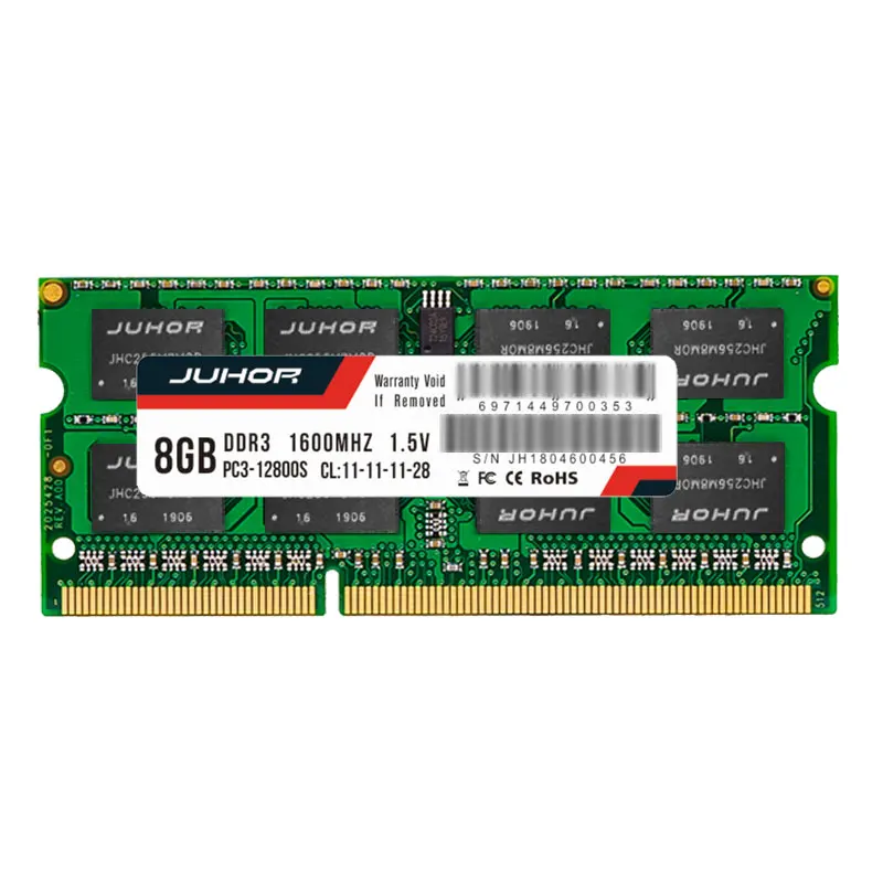 Оперативная память JUHOR DDR3 для ноутбука 4 ГБ 8 16 DDR4 2666 МГц 2400 1600 Sodimm Memoria | Компьютеры