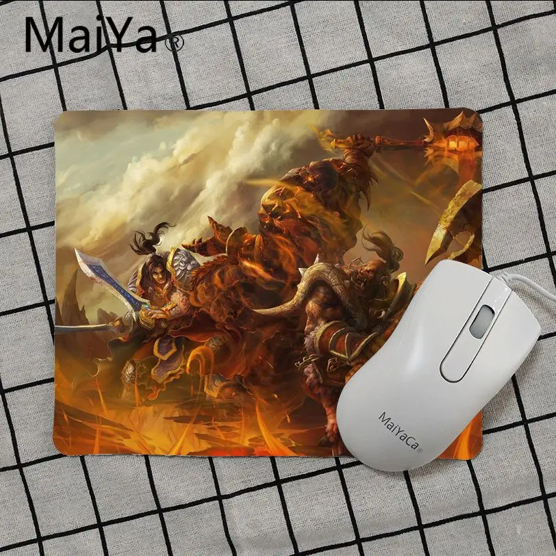 Maiya High Quality WOW World of Warcraft Rubber Mouse Durable Desktop Mousepad Top Selling Wholesale Gaming Pad mouse | Компьютеры и