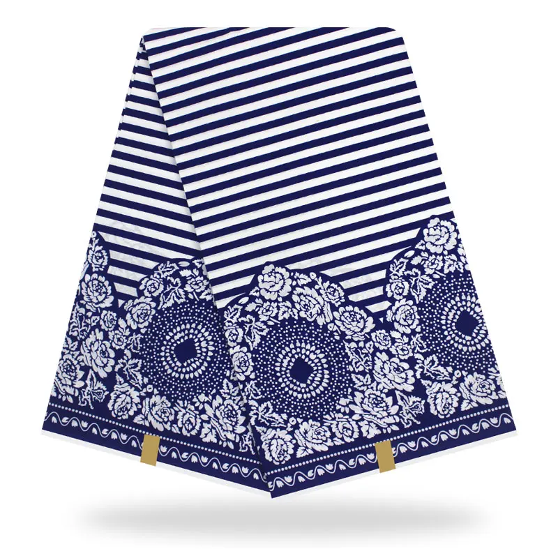 

ankara fabric white and black african wax print fabric hot selling pure cotton wax 6yards per piece