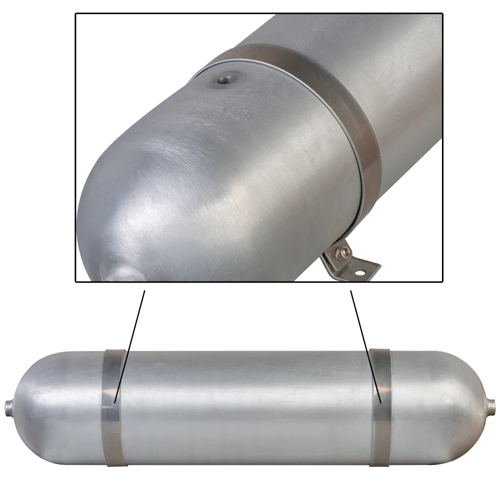 3/4/5 галлонов алюминиевый бесшовный воздушный цилиндр пневматическая подвесная