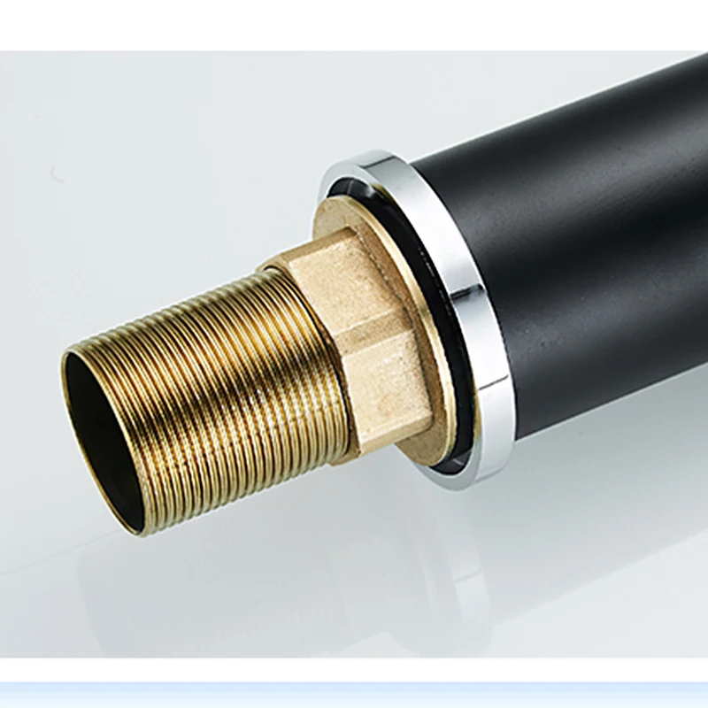 Современный Смеситель для ванной комнаты черный смеситель ванны выпечки