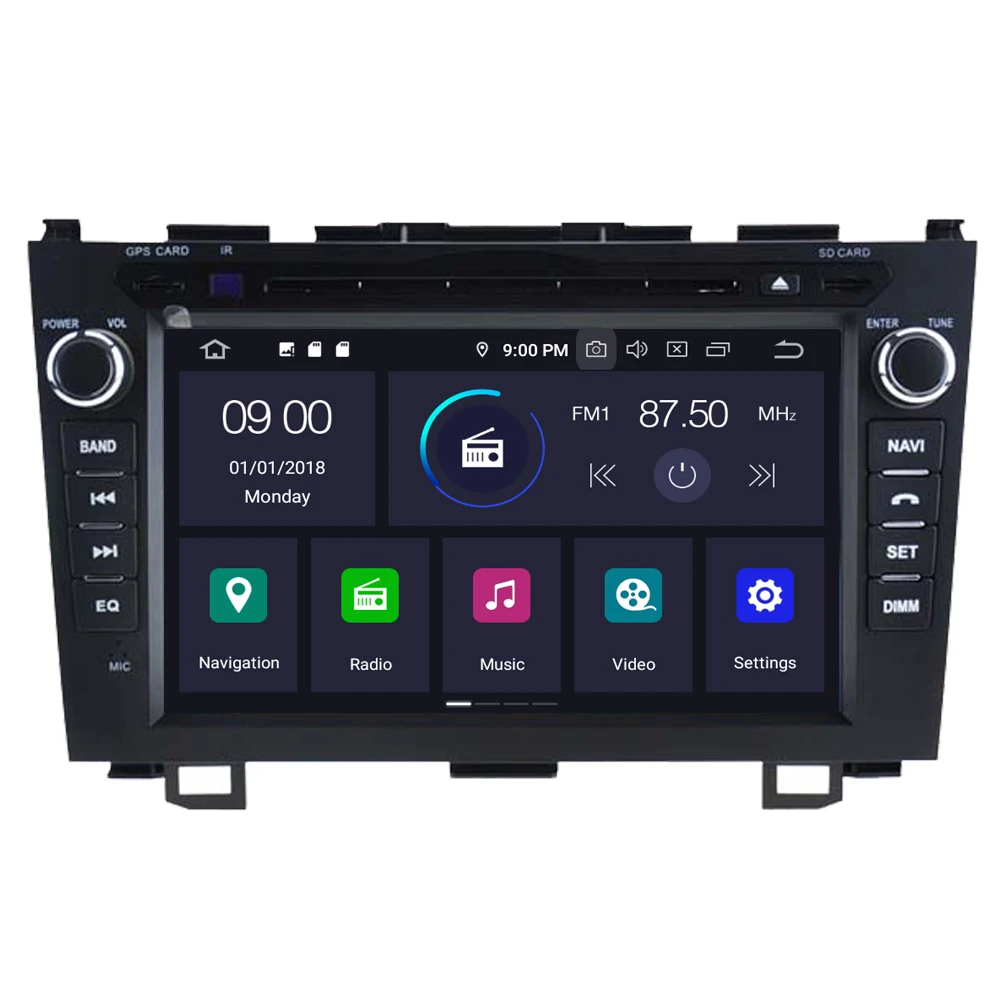 Автомобильный радиоприемник RoverOne DVD GPS для Honda детской Android 10 Восьмиядерный