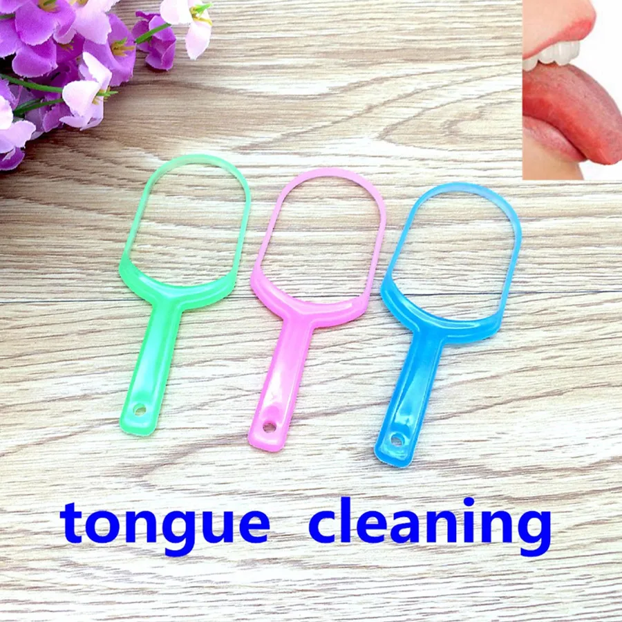 Портативный Эко дружественных чистки языка инструменты для Щетка скребок