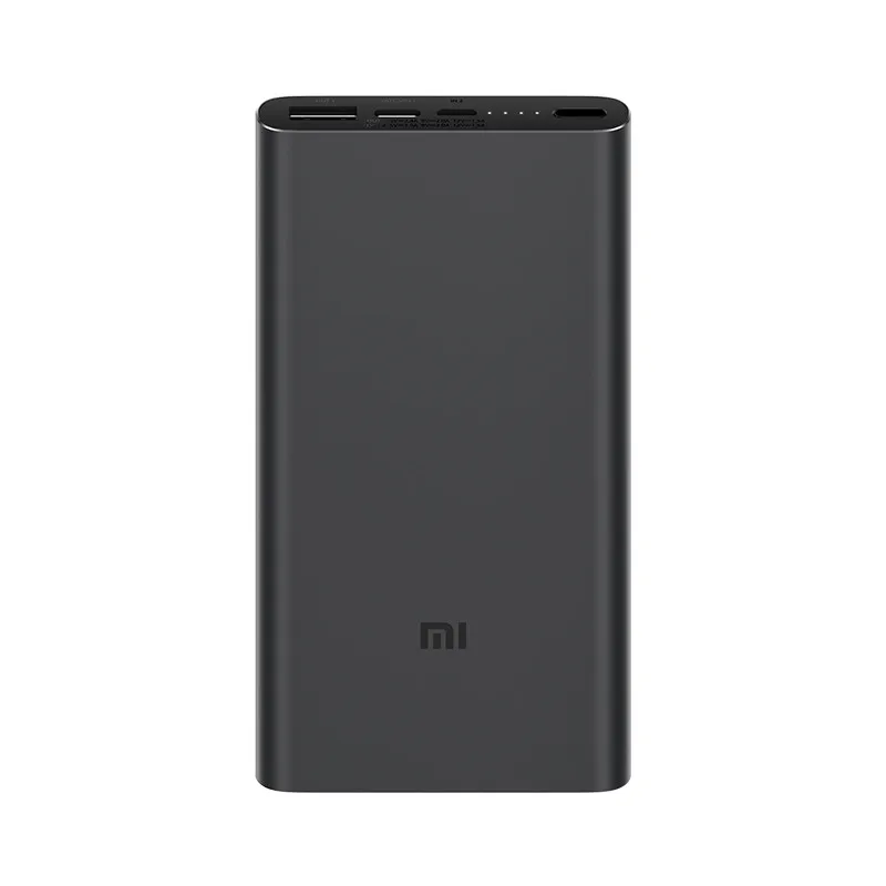 Xiaomi power Bank 10000 мАч 3 двойной USB выход s 18 Вт QC3.0 Быстрая зарядка для мобильного телефона Быстрая зарядка внешний аккумулятор