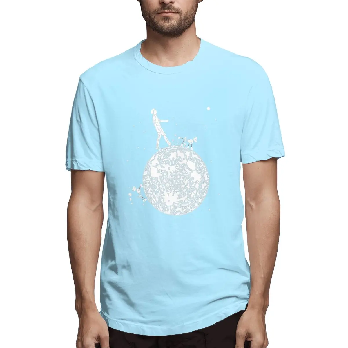 

2021 Summer Men's T-shirt Trend Pattern Printing Harajuku Short-sleeved Daily Wear Oversized Casual Men's Graphic T-shirt
