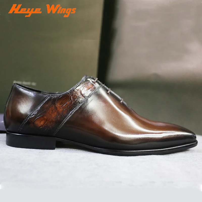 Модный дизайн Новое поступление Мужская парадная обувь goodyear welted ручной работы |