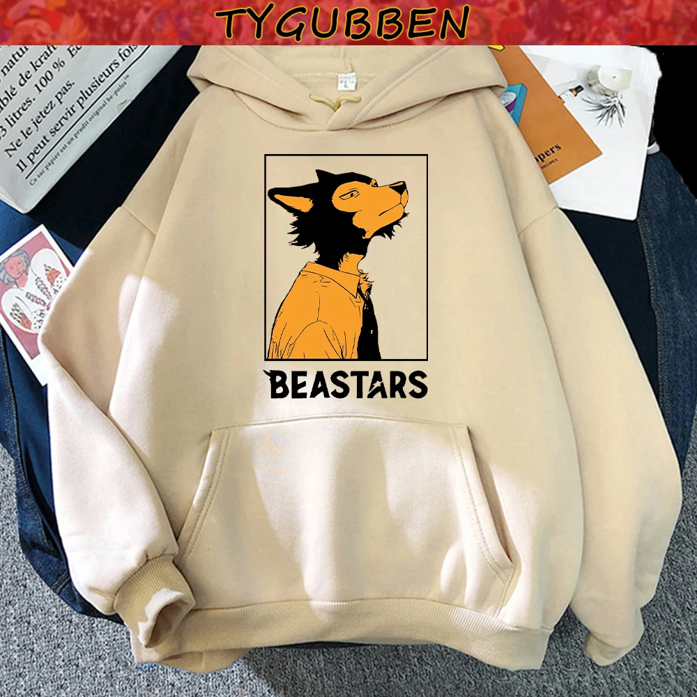 

Свитшот BEASTARS с принтом Legoshi Y2k, толстовки с капюшоном в стиле аниме для женщин и мужчин, толстовки большого размера в японском стиле Харадзюк...