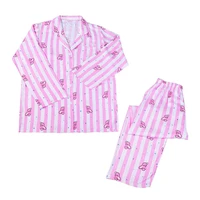 new korean kpop animal cartoon rabbit dog sleepwear lady pajamas suit long sleeve spring autumn clothes homewear nightgown