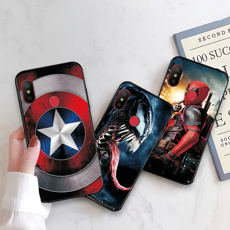 Для Xiaomi mi 8 чехол mi 9 SE черный ТПУ Человек-паук для Xiaomi mi 9T Pro задняя крышка Xiao mi CC9E чехол для Xiaomi mi A1 A2 mi A3 Lite