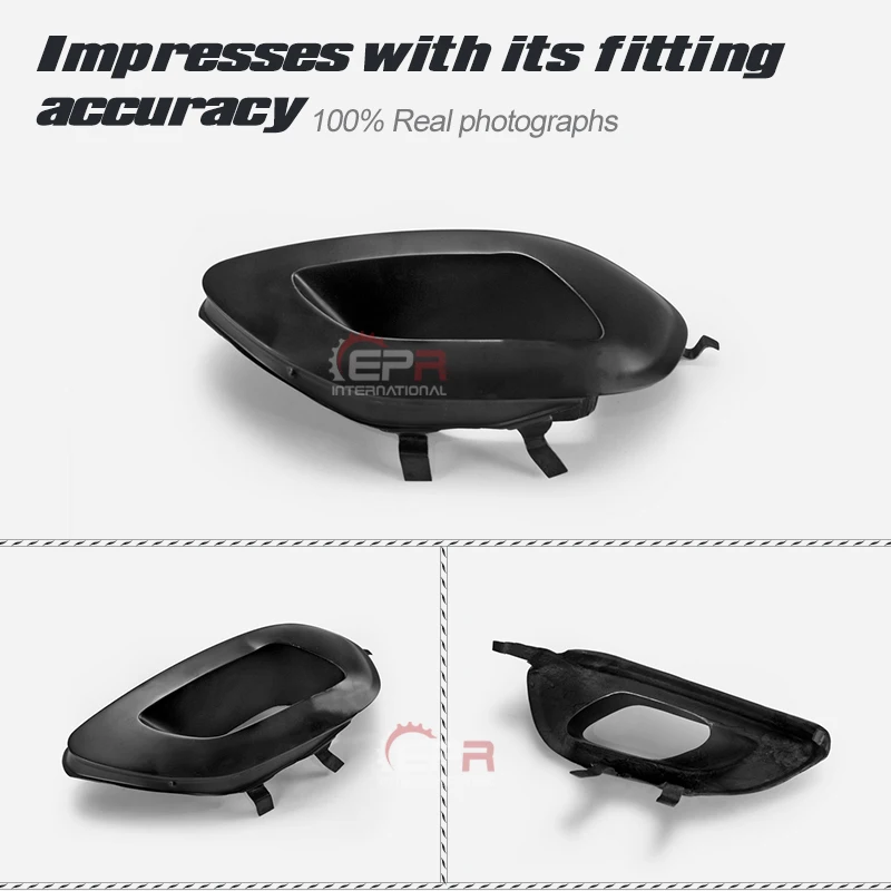 

Glass Fiber Front Bumper Headlight Cover Air Intake Trim For EK9 Civic 1996-1998 FRP Unpainted Headlight Air Duct RHS (1piece)