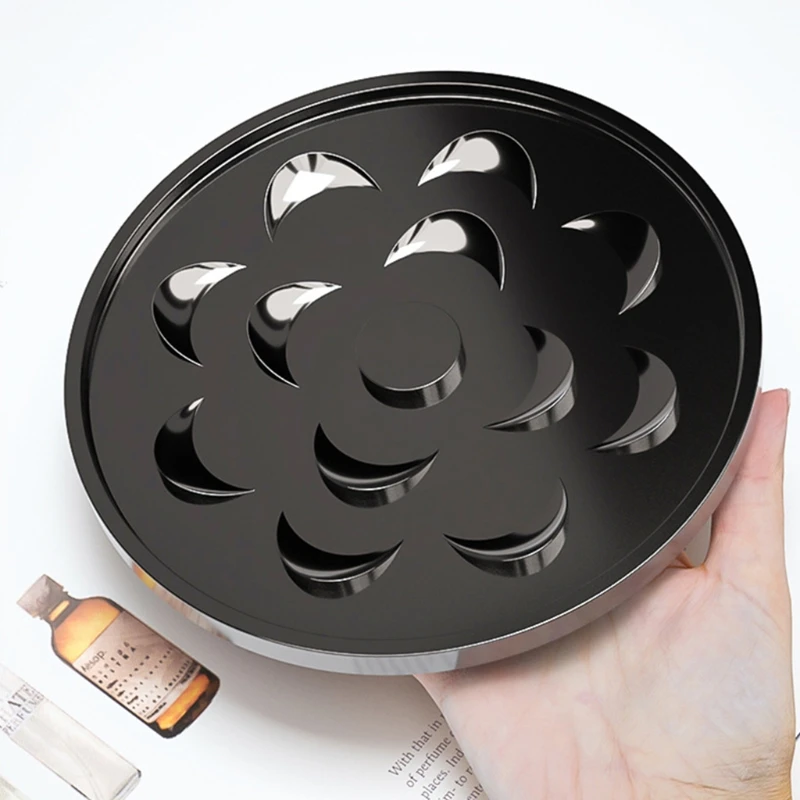 

1 Set Round Eyelash Storage Box Epoxy Resin Mold with Lid Eyelashes Holder Display Case Casting DIY Craft Silicone Mould