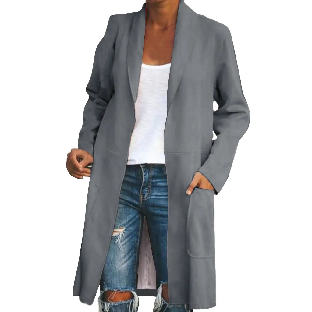 Женская Повседневная Верхняя одежда с длинным рукавом пальто свитер кардиган