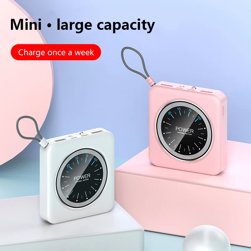Портативное зарядное устройство 10000 мАч для iPhone Xiaomi Pover два порта Usb|Внешние
