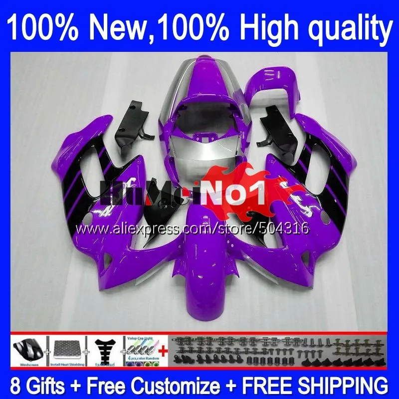 

SuperHawk For HONDA VTR1000F 1997 1998 1999 2000 2001 117MC.66 VTR 1000 F 1000F VTR1000 F 97 02 03 04 05 Fairings purple glossy