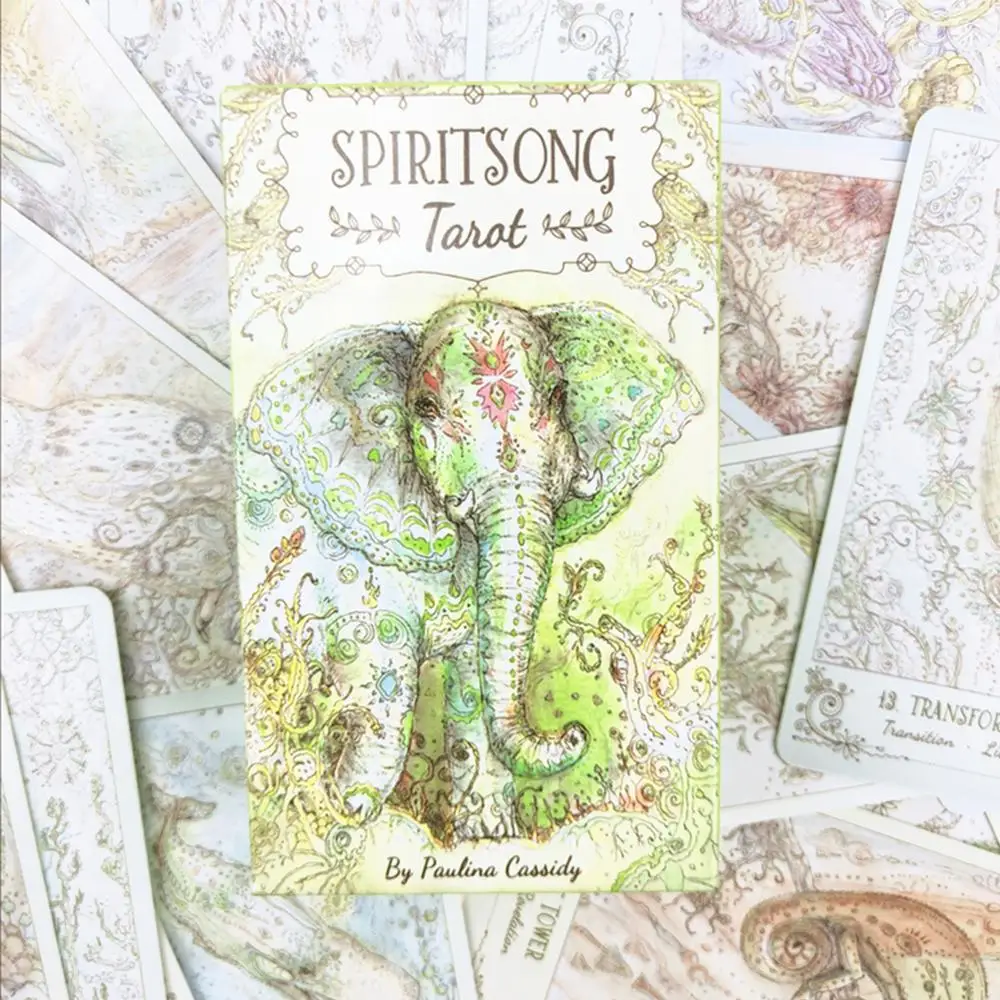 Spiritsong Таро колода карт настольная игра Семейные развлечения 78