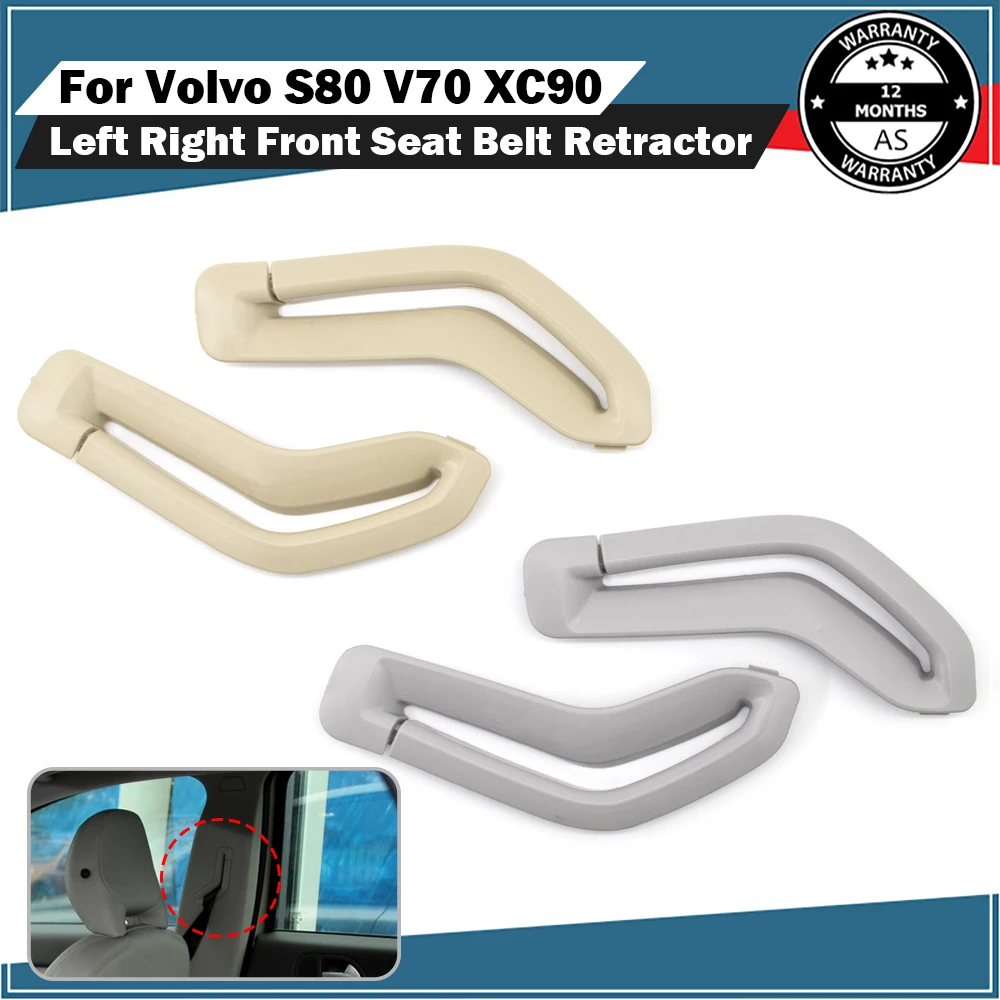 

Left Right Front Seat Belt Retractor Guide Ring Belt Selector Gate Seat Belt Trim Cover 39885877 39885875 For Volvo S80 V70 XC90