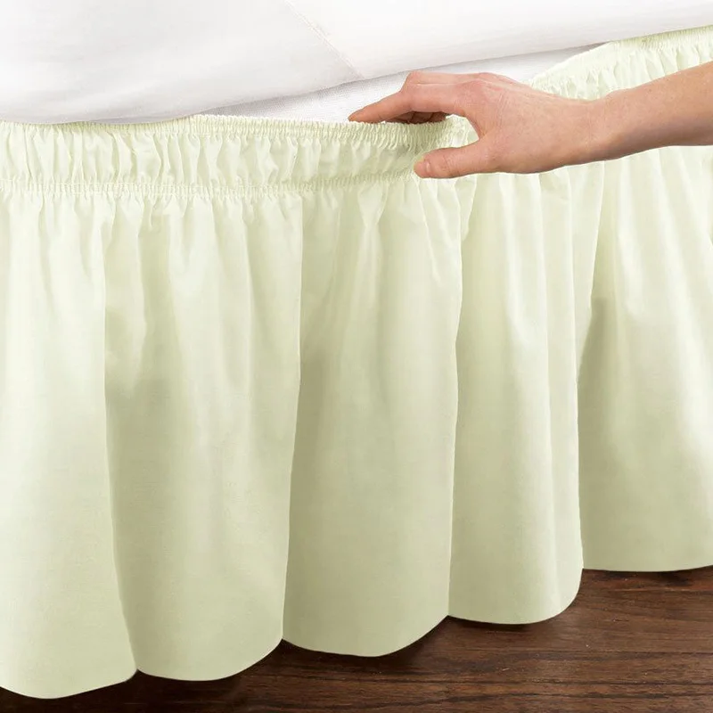 15 цветов отель эластичная кровать юбка сплошной цвет покрывало без поверхности