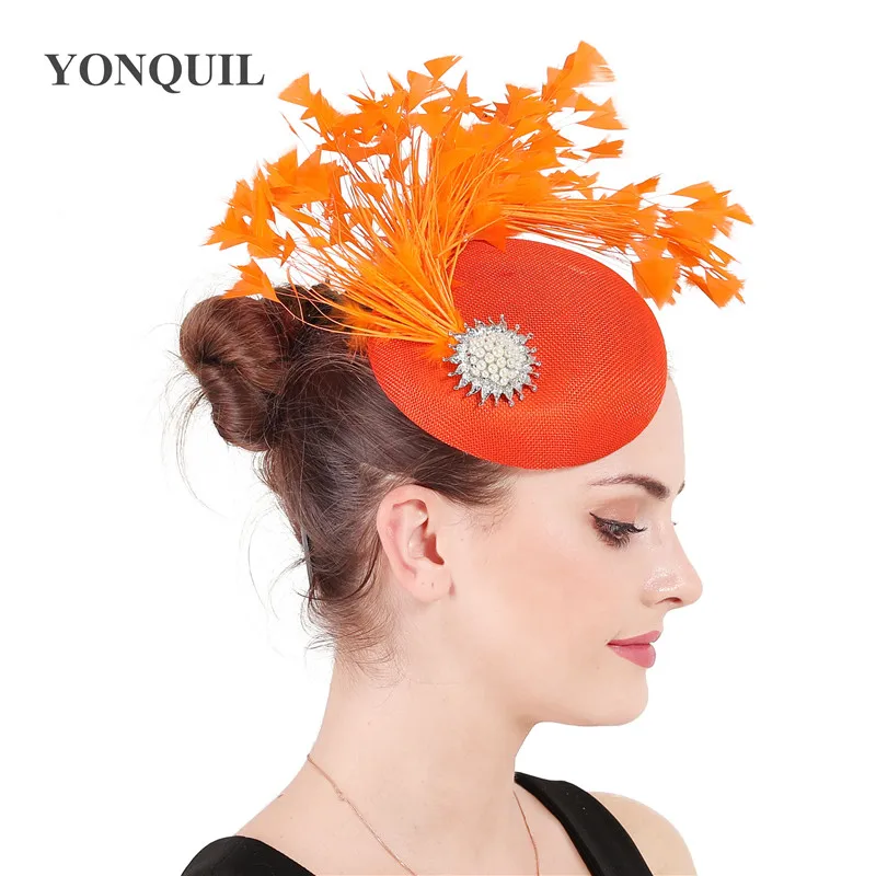 Головной убор Женский элегантная фетровая шляпа аксессуары для церкви и
